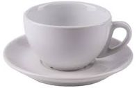 Nuova Point White 240ml Latte Cups Set of 6 