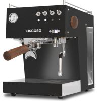 Ascaso Steel DUO Black / Wood Coffee Machine with PID 