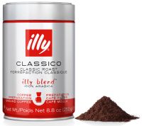 illy Pre Ground FILTER DRIP CLASSICO Medium Roast 1/2 Lbs (250gr) 