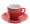 Nuova Point Milano Red 65ml Espresso Cup and Saucer Set of 6