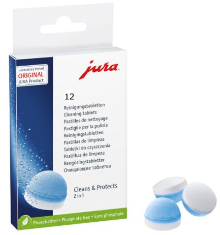 Jura 3 Phase Cleaning Tablets Pack of 12