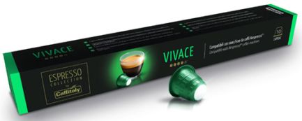 Caffitaly VIVACE Compatible NESPRESSO® Coffee Capsules - Pack of 10 