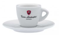 Lamborghini White Espresso Cups - Set of 6