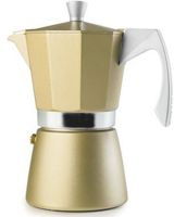 Ibili 12 Cups - 775ml Evva Golden Stove Top Espresso Maker 