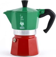 Bialetti 3 Cups - 200ml TRICOLOR Stove Top Espresso Maker