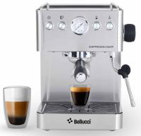 Bellucci EspreesoBar Semi-Automatic Machine à Café Compacte + CAFE GRATUIT