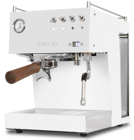 Ascaso Steel DUO White / Wood Coffee Machine with PID 